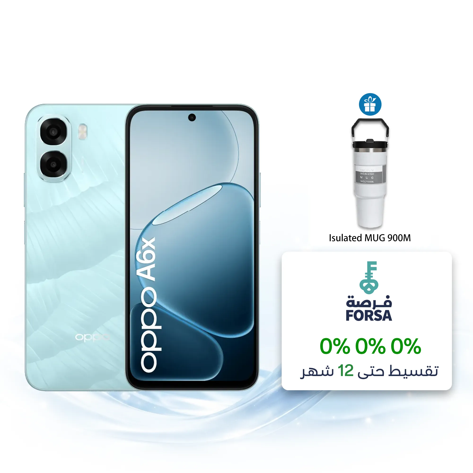 OPPO A6x 4G Ice Blue 4GB+128GB_1